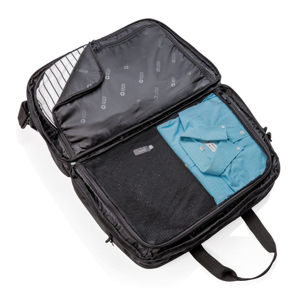 Swiss Peak RFID duffle with suitcase opening - Slika 7
