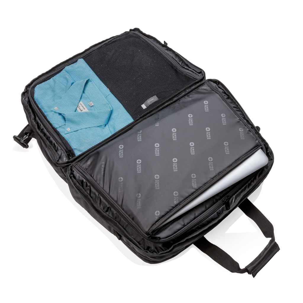 Swiss Peak RFID duffle with suitcase opening - Slika 8