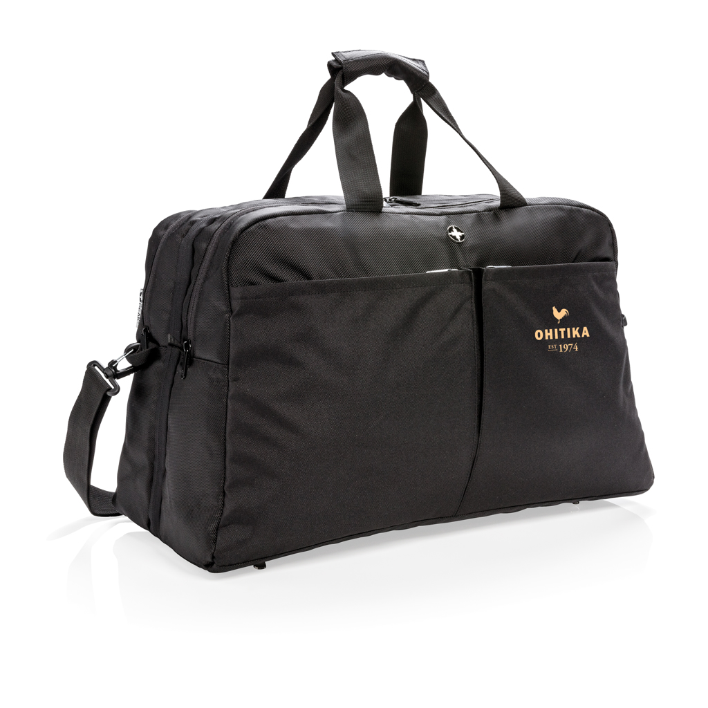 Swiss Peak RFID duffle with suitcase opening - Slika 11