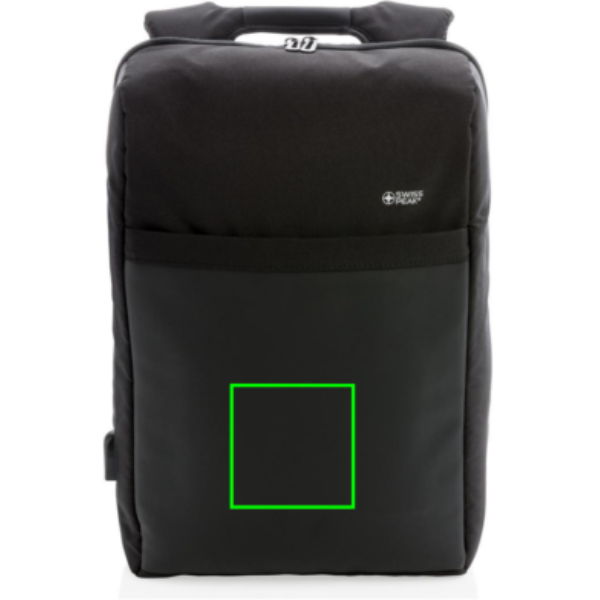 Swiss Peak 15" anti-theft RFID & USB backpack PVC free - Slika 12