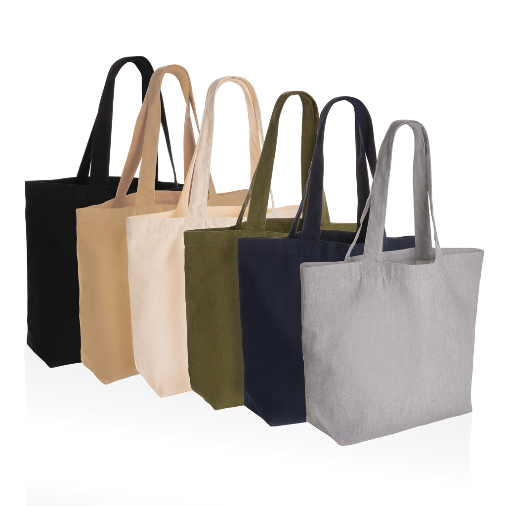 Impact Aware™ 240 gsm rcanvas shopper w/pocket undyed - Slika 6
