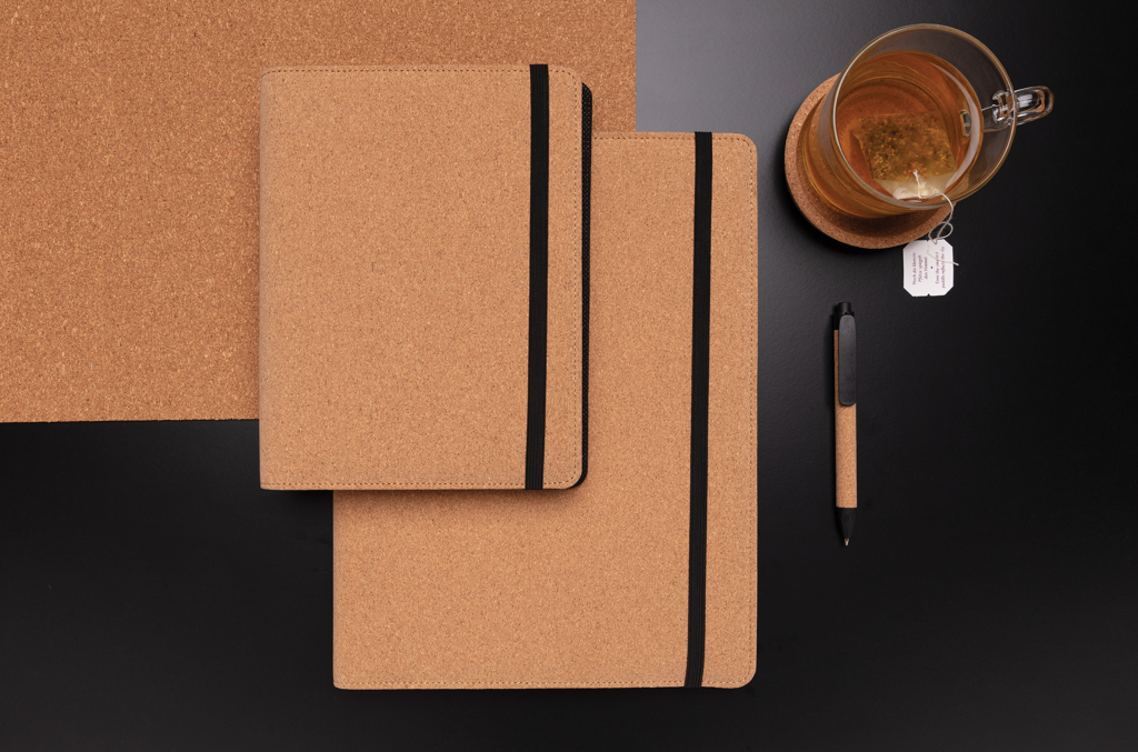 Deluxe cork portfolio A4 with pen - Slika 12