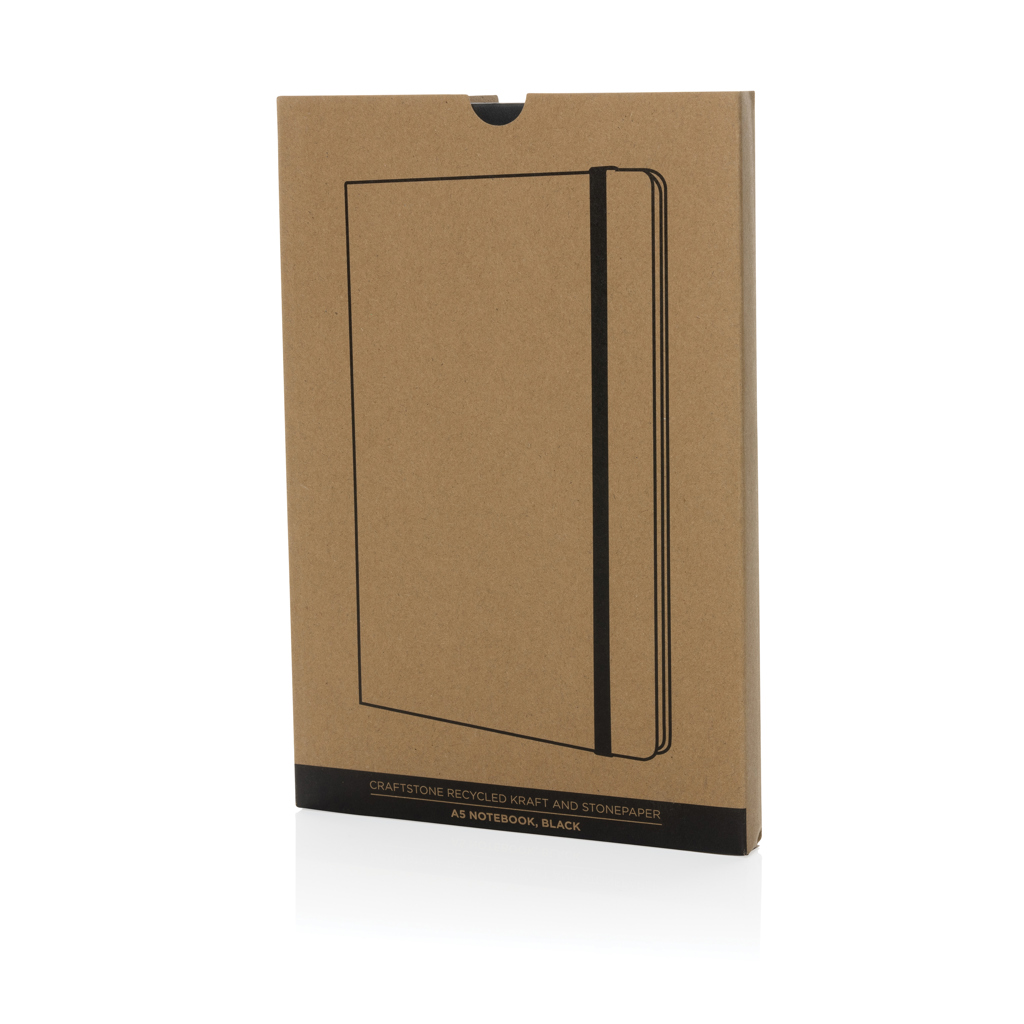 Craftstone A5 recycled kraft and stonepaper notebook - Slika 9