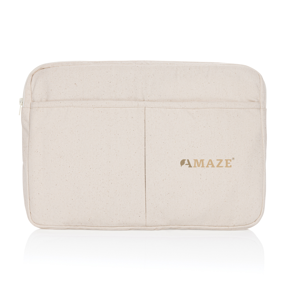 Laluka AWARE™ recycled cotton 15.6 inch laptop sleeve - Slika 6