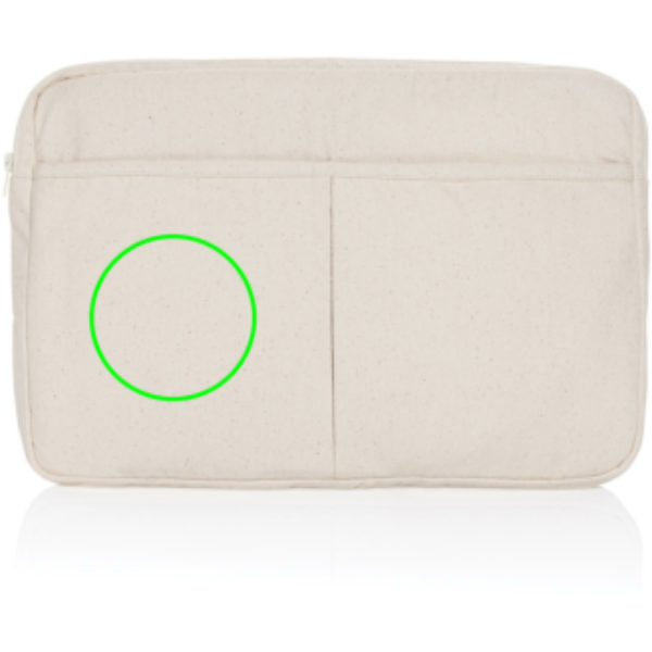 Laluka AWARE™ recycled cotton 15.6 inch laptop sleeve - Slika 8