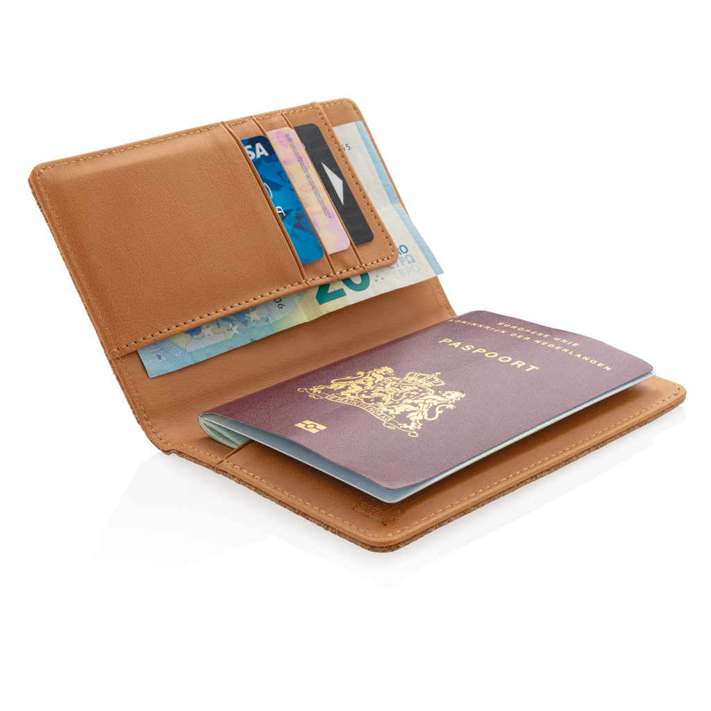 Cork secure RFID passport cover - Slika 4