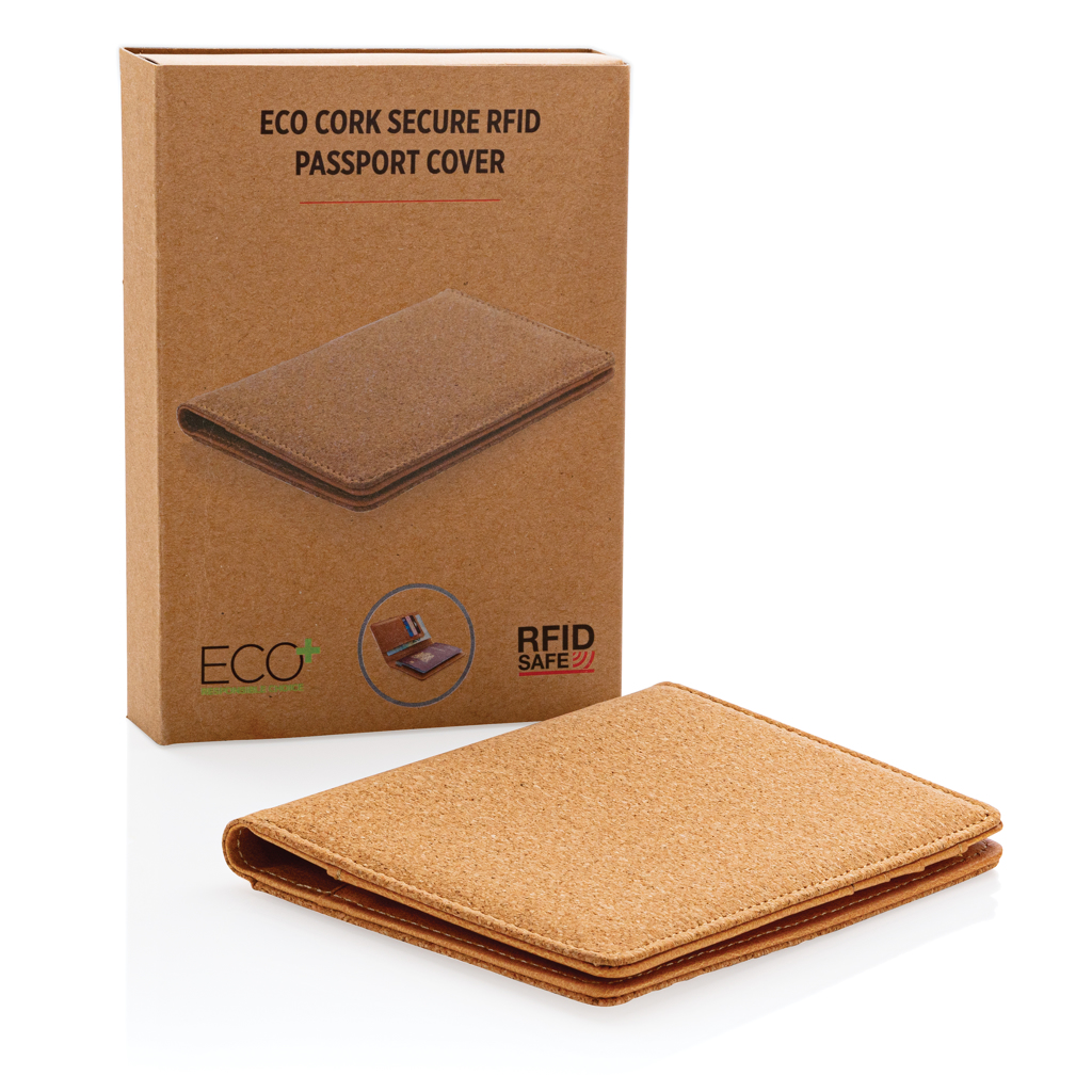 Cork secure RFID passport cover - Slika 13
