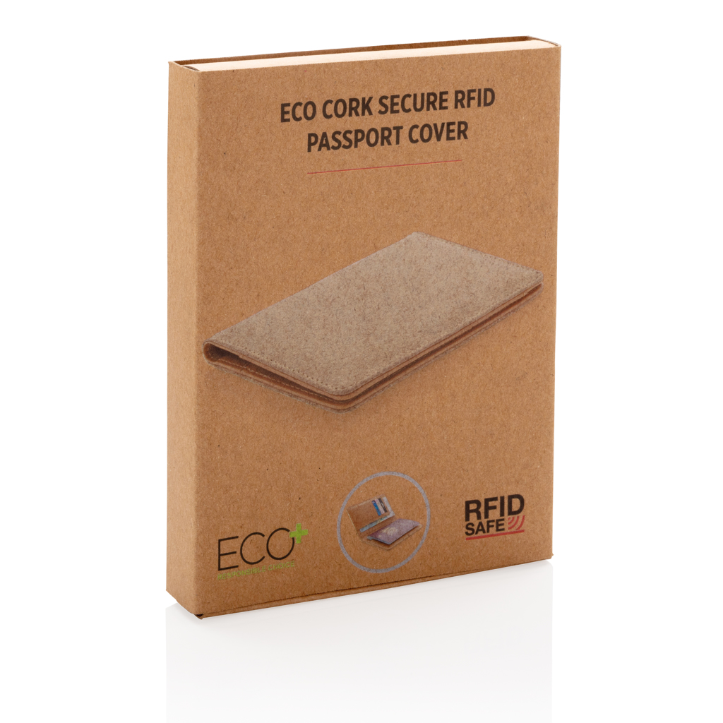 Cork secure RFID passport cover - Slika 14