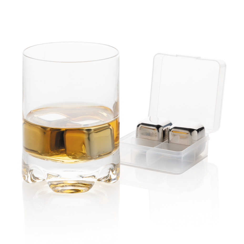 Re-usable stainless steel ice cubes 4pc - Slika 3