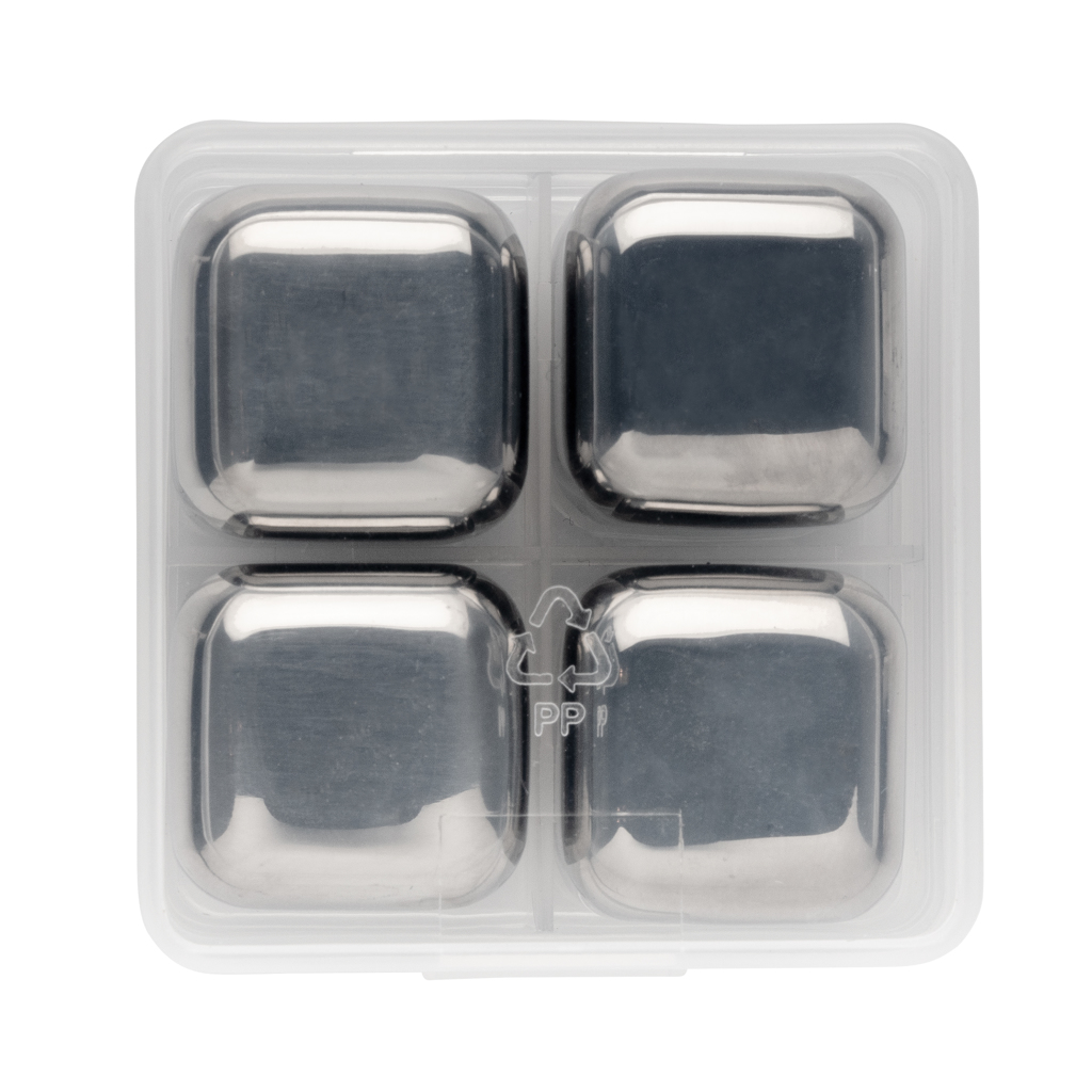 Re-usable stainless steel ice cubes 4pc - Slika 5