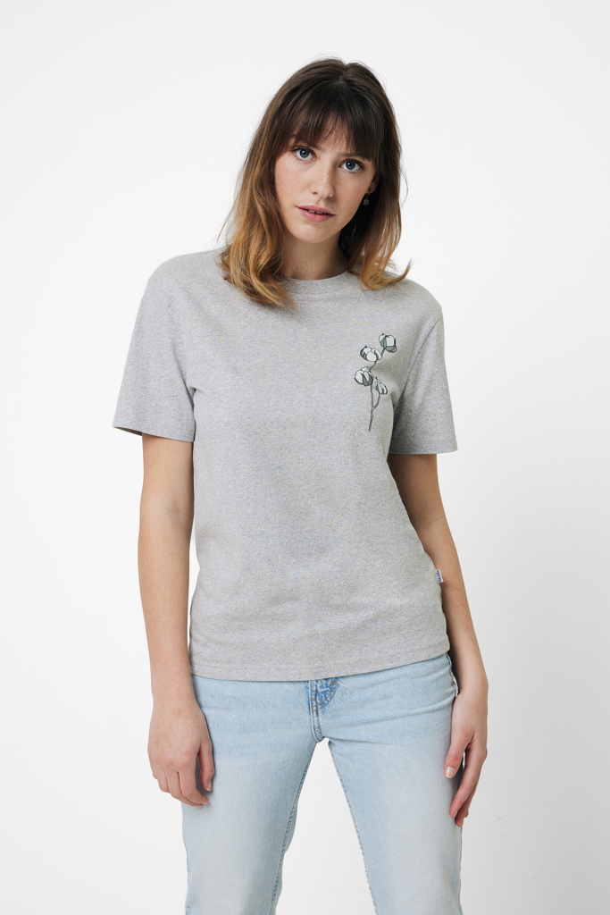 Iqoniq Manuel recycled cotton t-shirt undyed - Slika 6