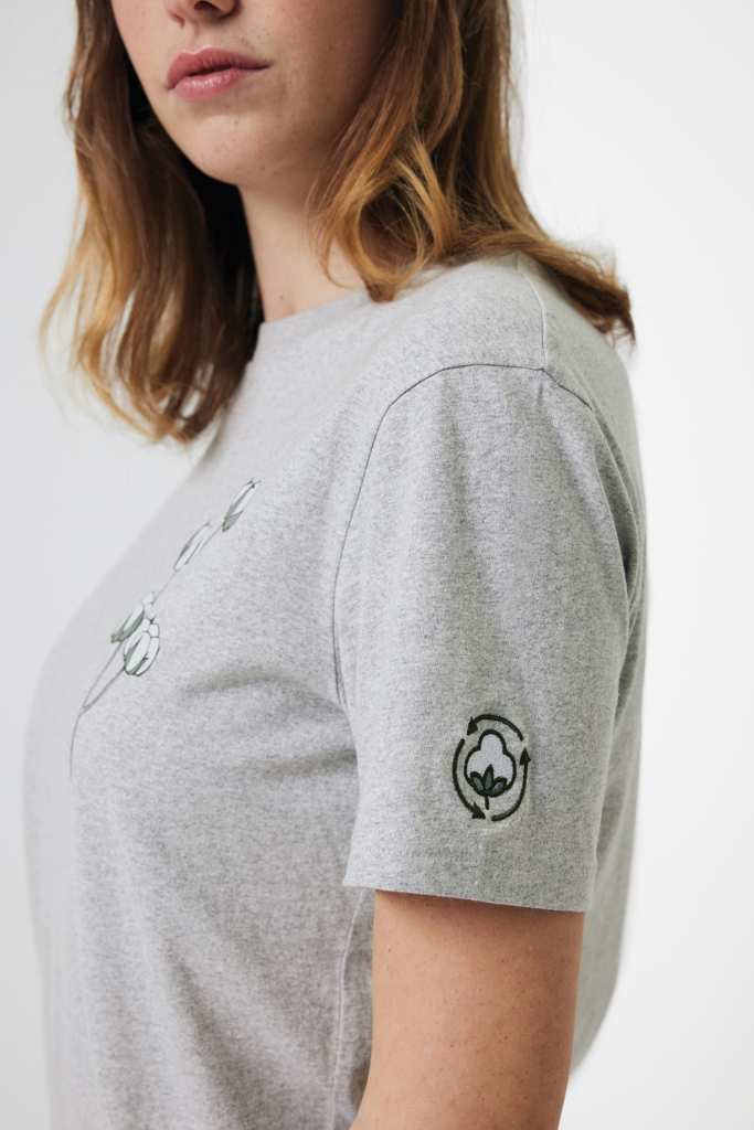 Iqoniq Manuel recycled cotton t-shirt undyed - Slika 7