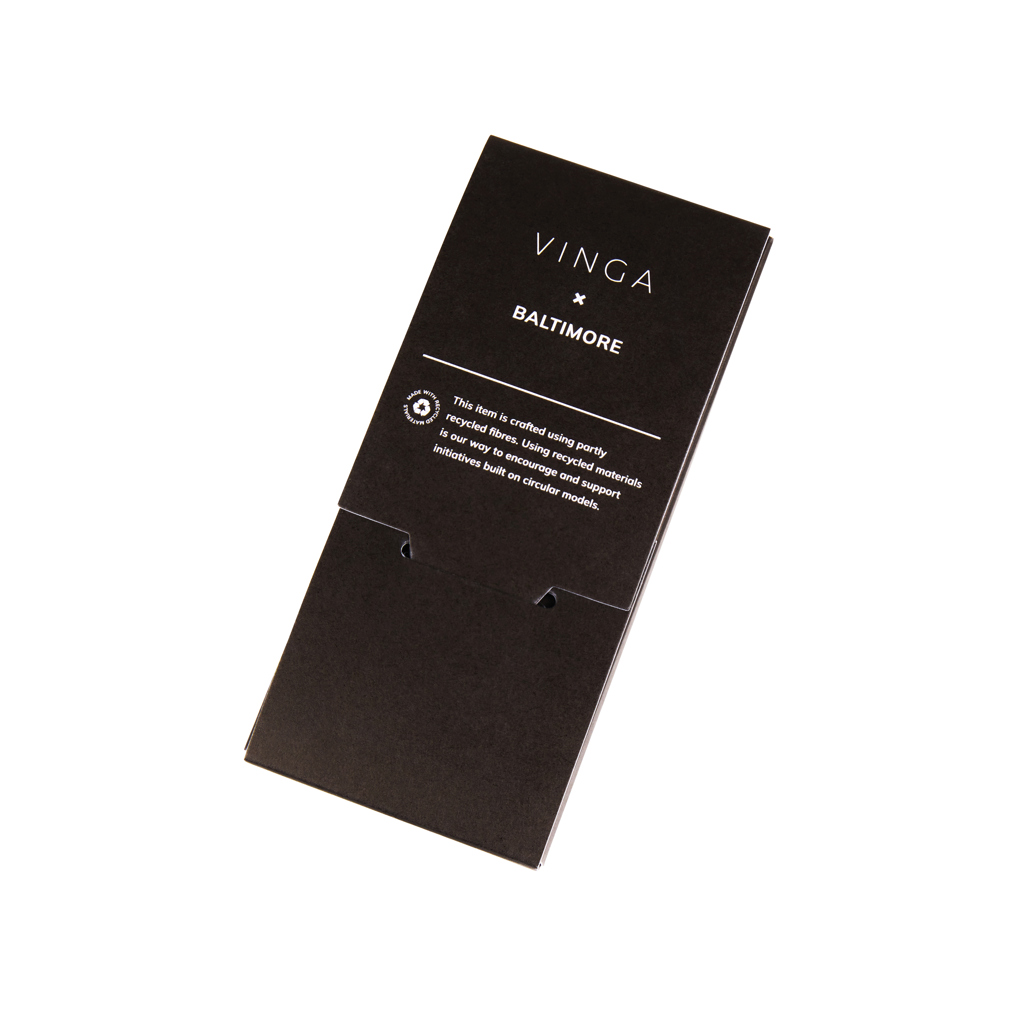 VINGA Baltimore RCS recycled polyester luggage tag - Slika 5