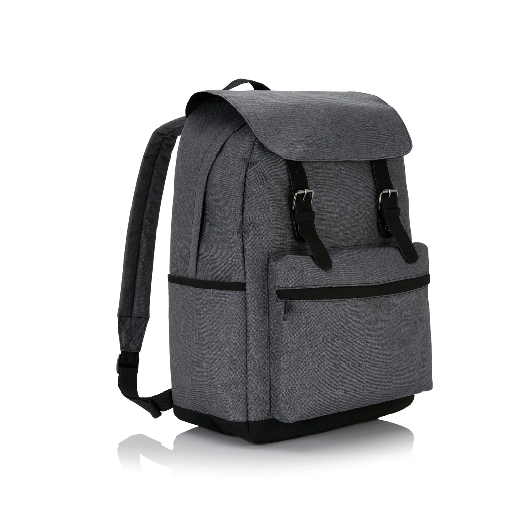 Laptop backpack with magnetic buckle straps - Slika 2