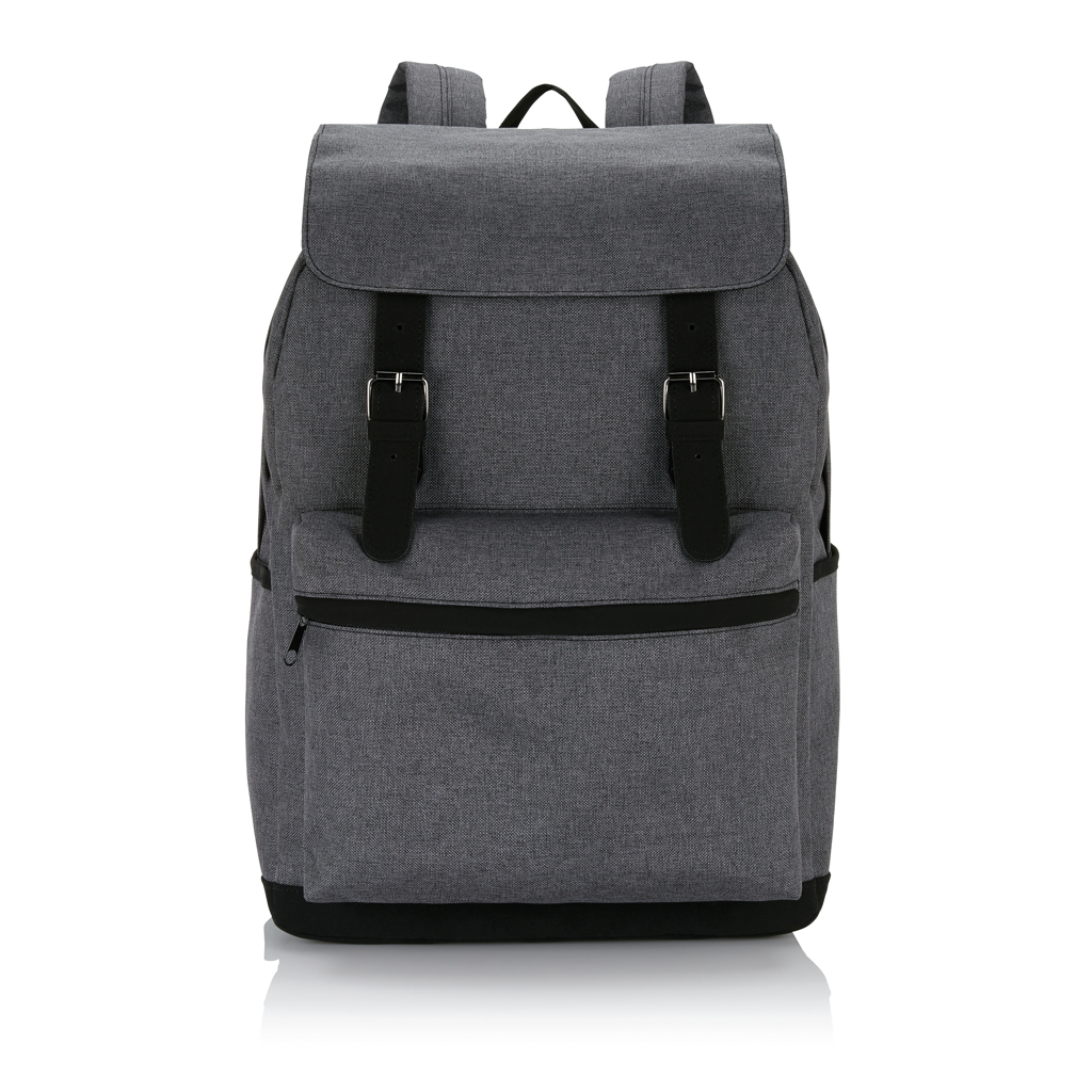Laptop backpack with magnetic buckle straps - Slika 3