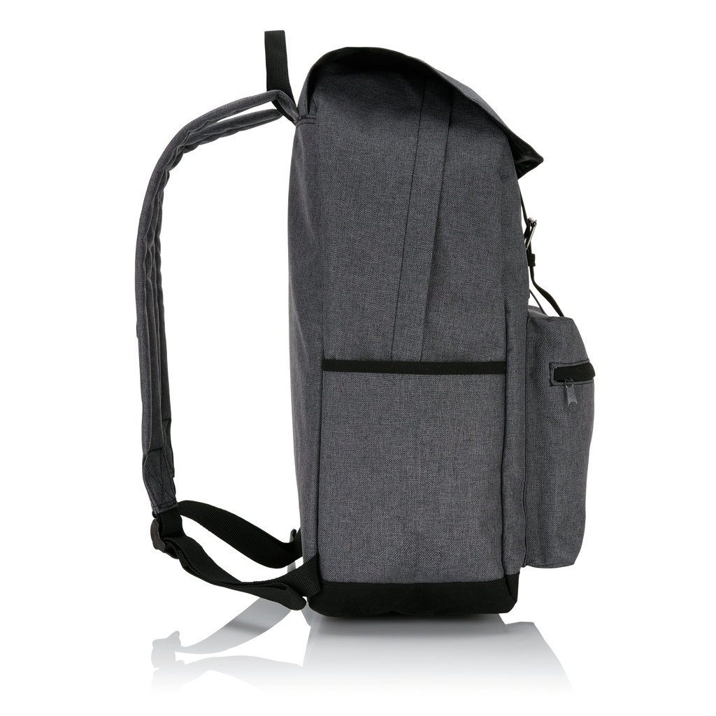 Laptop backpack with magnetic buckle straps - Slika 4