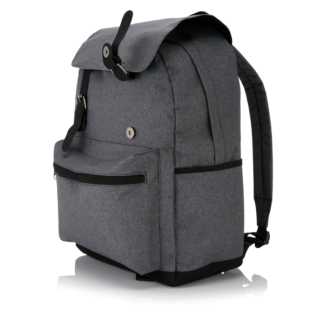 Laptop backpack with magnetic buckle straps - Slika 5